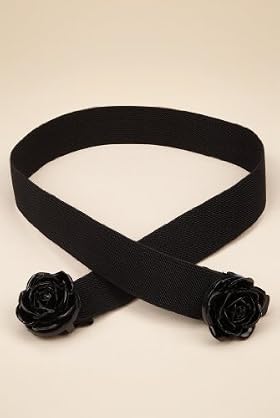 Elasticated Flower Buckle Belt