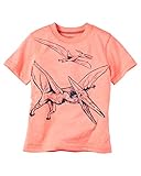 カーターズ Carter's Tシャツ 恐竜プリント半袖 綿60% ポリエステル40% Neon Illustrated Tee 3M (55-61cm)
