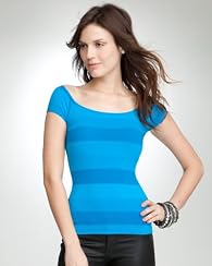 Tonal Stripe Seamless Tee