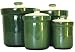 Sango Concepts Avocado Cannisters, Set of 4