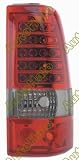 99-02 CHEVY SILVERADO FLEETSIDE // 99-03 GMC SIERRA EURO TAIL LIGHTS - RED / SMOKE - LED - KS