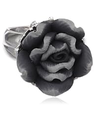 Sterling Silver Italian Rose Ring