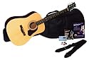 Silvertone SD20 Acoustic Guitar Package, Natural