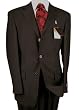 Italian Mens Suits Merino Wool 150s Hand Tailored Suit Complete w/ Jacket and Pants Year Round Use Dark Brown