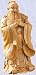 Asian confucius statue home garden tranquil sculpture