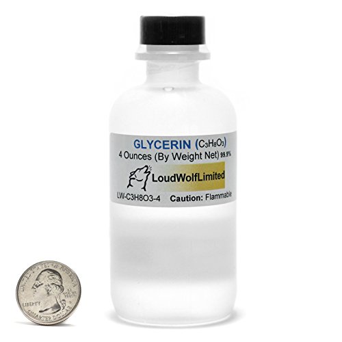 Glycerin in 4 Ounce Screw-top Pack Bottle