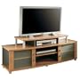 South Shore Furniture City Life Collection 36-to-40-Inch TV Stand, Honeydew and Charcoal