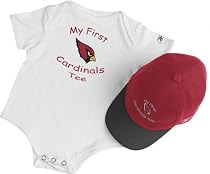 Arizona Cardinals Boys Newborn 6-9 mos. My First Cap & Bodysuit Set