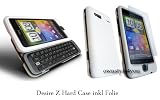 Back Cover für das HTC Desire Z inkl. Displayfolie in Weiß