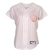 Women`s Chicago Cubs Pink Pinstripe Replica Jersey