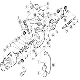 ���ޥ�(SHIMANO) 98�ĥ���ѥ3000 �ѡ���:����������顼�ڥ���󥰥��顼(����NO14) 01344