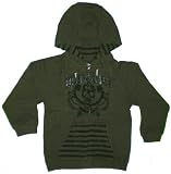 Quiksilver Brig Dark Green Hoodie Size L