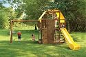 Fort Mackinaw Wood Swing Set