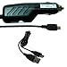 DB Premium Blackberry Storm 9530 9500 USB Data Cable + Car Charger - Black