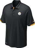 Pittsburgh Steelers Black Nike 2012 Sideline Dri-Fit Practice Polo Shirt
