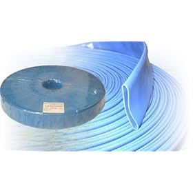 Alpine FDH600 6 Inch Lay Flat Blue Water Discharge Hose x 300 FT