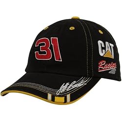 NASCAR Jeff Burton Black Black Out Adjustable Hat