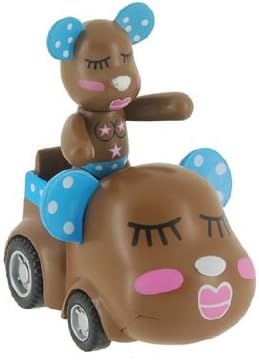 Wrui2" Cute F6 Bear Car Toy (Silver)