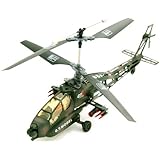 RC Apache Helicopter 4 Channel Remote Control Ready To Fly