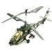 RC Apache Helicopter 4 Channel Remote Control Ready To Fly