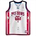 NBA Jersey High Def Plaque Clock - Detroit Pistons