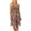 Juniors' Mossimo Supply Co. Paisley-Print V-Neck Tank Dress - Red/ Ground Mouse