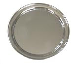 12 Inch Round Stainless Steel Serving Tray