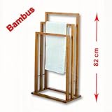  Bambus Handtuchhalter...