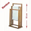 Bambus Handtuchhalter 40 x 24,5 x 82 cm Handtuchst�nder Handtuchstangen Badetuchhalter Stummer Diener