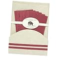 Elephant Poo Poo Paper Stationery Set - Burgundy