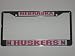 NEBRASKA CORNHUSKERS Durable Metal LICENSE PLATE FRAME