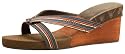 Firetrap Womens Isis Wedge Sandal Brown/Multi