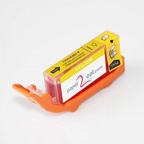 Premium Edible Ink Cartridge CLI-221Y yellow for Canon Printers (e.g. iP3600)