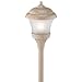 Tools & Hardware : Malibu CS110S Low Voltage 11-Watt Metal Garden Light, Sand with Frosted Glass Globe