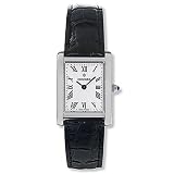Concord Watches - Concord Bennington Stainless Steel Silver Dial on Crocodile Leather Strap WoMens... 
