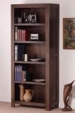 Mantis Dark Solid Mango Tall Bookcase