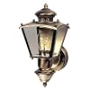 Heath Zenith SL-4150-AB 150-Degree Motion-Activated Charleston Coach Decorative Lantern, Antique Brass