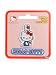 Hello Kitty Badge Iron On Patch - Rabbit