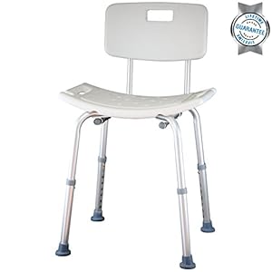 Amazon.com: Portable Shower Chair by VIVE - Best Adjustable Bathroom