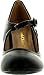Chase & Chloe Kimmy-21 Women's Round Toe Pierced Mid Heel Mary Jane Style Dress Pumps
