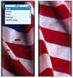 American Flag Design Decal Skin Sticker for Apple iPod nano 2G (2nd Generation) 2GB/ 4GB/ 8GB Player
