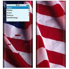 American Flag - Apple iPod nano 2G (2nd Generation) 2GB 4GB 8GB Protector Skin Decals -... by MyGift