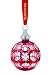 Waterford 2011 Ruby Cased Ball Ornament