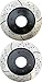 Prime Choice Auto Parts PR41427LR Drilled and Slotted Performance Rotor Pair for Front