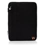 CaseCrown Faux Suede Zip Sleeve Case (Black) for ASUS Eee Pad Transformer w/ keyboard