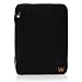 CaseCrown Protective Faux Suede Zip Sleeve Case (Black) to Protect the Apple iPad 2 WiFi/3G Model 16GB, 32GB, 64GB (Newest Version)