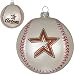 Houston Astros Glass Baseball Ornament