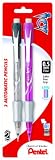 Pentel Icy Automatic Pencil, 0.5mm, Assorted Barrels, 2 Pack (AL25TBP2)