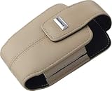 BlackBerry 8700 Leather Swivel Holster, Ecru Tan
