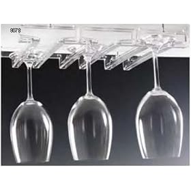 Acrylic Stemware Rack for Wine Glasses by Home Bar Source
